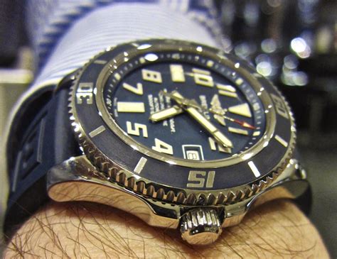 breitling superocean 42 blue limited edition review|Breitling Superocean 42 price.